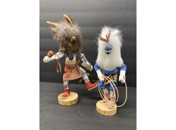 Hopi Kachina Dolls Bundle- Owl & Hoop