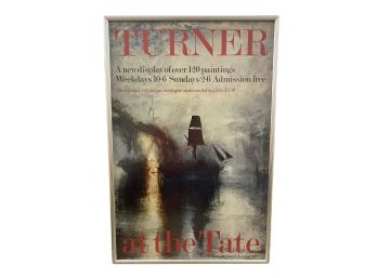 JMW Turner Art Poster: Turner At The Tate -20.5” X 30”