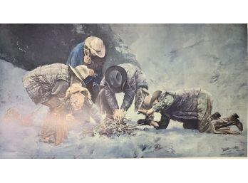 Unframed Print 'the Last March' By Oleg Stavrowsky