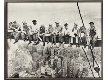 New York City Iconic Photo Print Of Men At Lunch On Skyscraper Beam