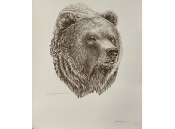 Gene Galasso Bear Pencil Sketch- Signed & Numbered
