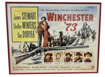 Winchester 73 Movie Promo Poster By Universal International