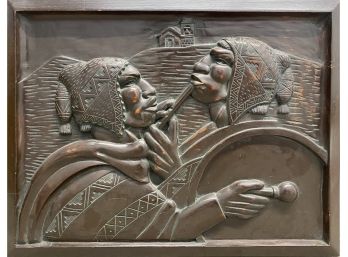 Carved Ironwood Peruvian Panel