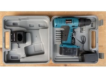 Coleman Cordless Drill With 1 Battery, Charging Station, & Plastic Case