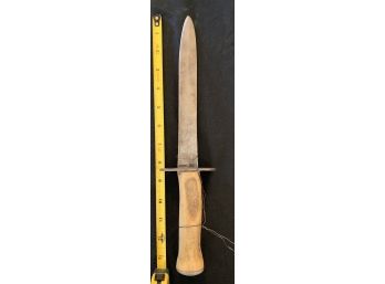 Incredible Antique Stag Antler Knife 8.5' Blade