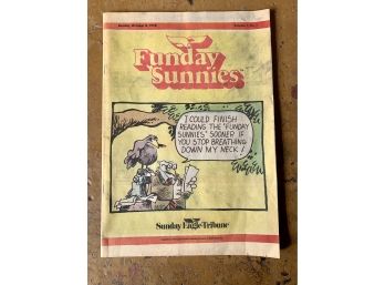Sunday Eagle Tribune Funday Sunnies-oct. 1978