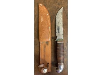Western Field Knife Made In The USA With Sheath