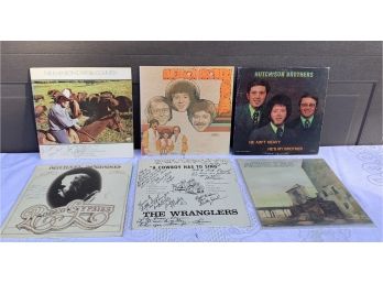 (6) Signed Albums Including Hutchison Brothers & Henson Cargill