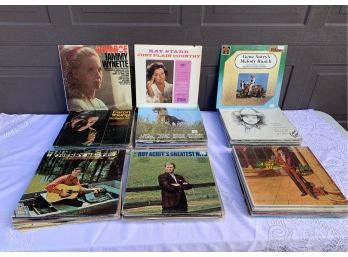 A Lot Of Vintage Country Albums Including Kay Starr And Gene Autrey & Tammy Wynette