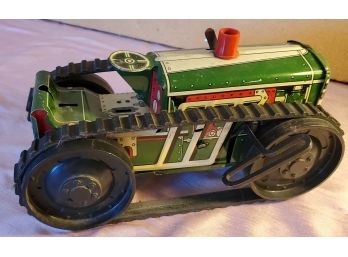 Mar Toys USA New York Tin Litho Farm Wind Up Tractor  Works!