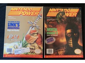 2 Nintendo Power Magazines  Owl Volumes 50, 64