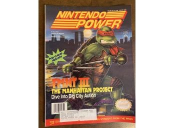 Nintendo Power Magazine Ninja Turtles February 1992 Volume 33