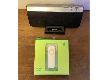 Iluv Stereo Speaker Ipod Dock With 512 MB Ipod Shuffle In Original Box