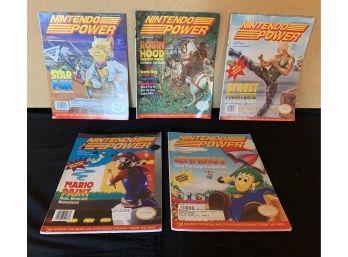 5 Nintendo Power Magazine Star Fox Volumes 47, 26, 38, 37, 39