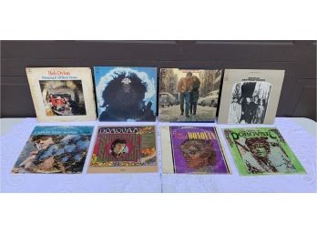 (8) Albums Including Four Bob Dylan With Greatest Hits,  Four Donovan With A Best Of Album