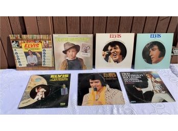 (7) Elvis Pressley Albums Including Elvis Country