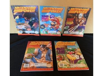 5 Nintendo Power Magazines Street Fighter Volumes 62, 58, 65, 52, 51