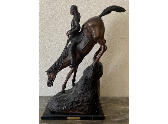 Frederick Remington 'Mountain Man' Bronze Figurine Reproduction