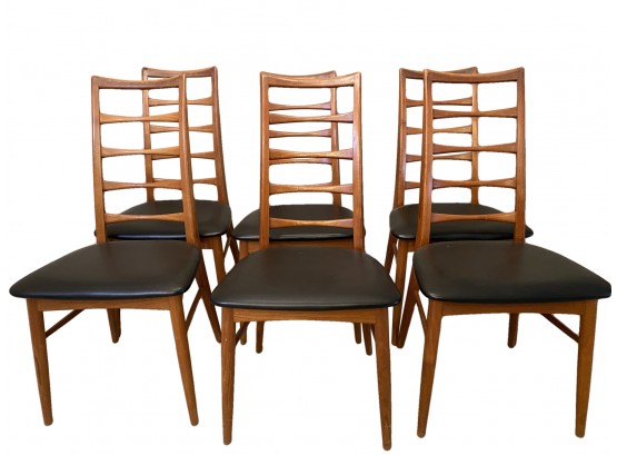 Set Of 6 Neils Koefoed 'Lis' Dining Room Chairs For Koefoeds Hornslet
