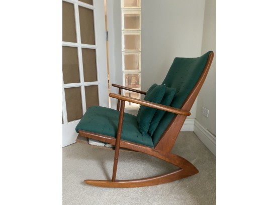 Iconic Mid-Century Model 97 'Atomic 97' Rocking Chair By Georg Jensen For Kubus Circa 1950s
