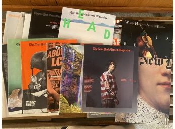 Collection Of New York Times Magazines
