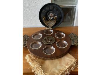Passover Seder Plate With Extras