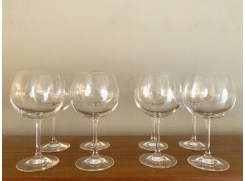 Set Of 8 Vintage Wine Glasses Perfect For Burgundy Wine
