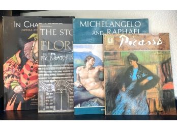 Collection Of Art & Culture Books Including The Stones Of Florence & In Character Opera Portraiture