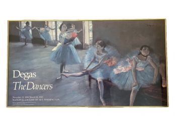 Degas 'The Dancers' Exhibition Poster 1984/1985 From The National Gallery Of Art, Washington