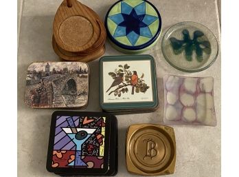 Huge Collection Of Vintage Coasters