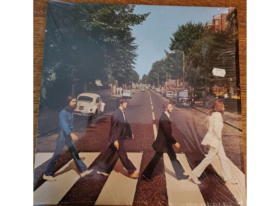 The Beatles Abbey Road Record Album With Original Plastic
