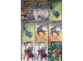 (9) Superman Comics (1995-1996, DC) #107-111 Incl. 'the Reign Is Over'