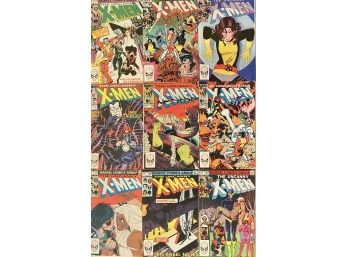 (9) Marvel Comics Group 'x-men' Including Collosus & Mister Sinister