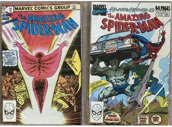 Marvel Comics 'the Amazing Spider-man' #16 Volume 1 - 1962 & #23 1989