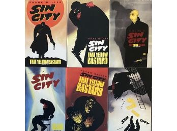 (6) Frank Miller 'sin City That Yellow Bastard' Comic Books 1996