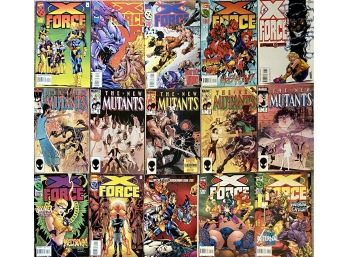 (15) Marvel Comics 'the New Mutants' #27-31 & 'x-force'