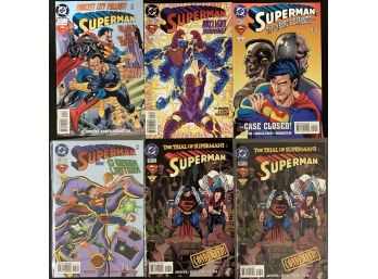 (6) Superman Comics (1994, DC) #102-106 Incl. 'Fawcett City Fallout!'