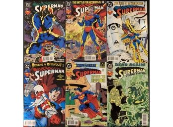 (6) Superman Comics (1994, DC) #89-94 Incl. 'The Battle For Metropolis!'
