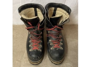 Pair Of Vintage Vibram Steel Toe Boots