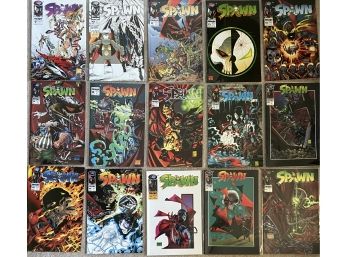 (15) 'spawn' Comic Books 1994 #9-23 In Plastic Sleeves (#19/20 Are Not In Sleeves)