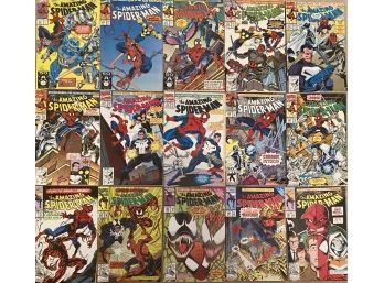 (15) Marvel Comics Group 'the Amazing Spider-man' #351-366 (#365 Is Not Included)