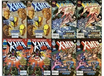(8) Marvel 'the Uncanny X-men' Comic Books Duplicates Including #332 & #333