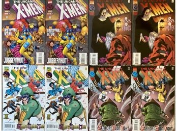 (8) Marvel 'the Uncanny X-men' Comic Books Duplicates Including #334