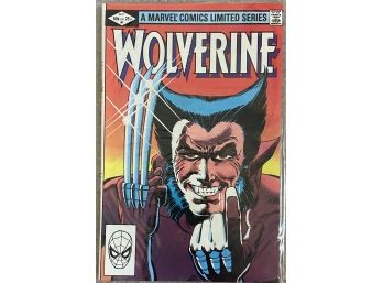 A Marvel Comics Limited Series 'wolverine' Volume 1 #1 1982 In Plastic Sleeve