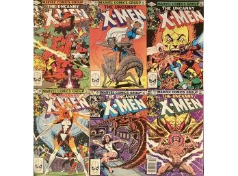 (6) Marvel Comics Group 'x-men' The Uncanny X-men Comic Books