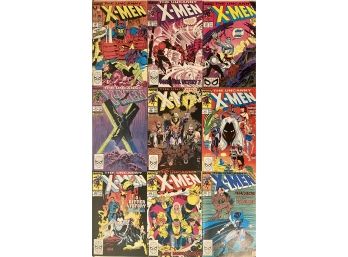 (9) Marvel 'the Uncanny X-men' Comic Books Including Pysyloche