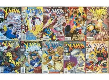 (10) Marvel 'the Uncanny X-men' Comic Books #305-315 (#309 In Not Included)