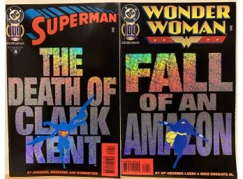Superman #100 And Wonder Woman #100 Centennial Editions (1995, DC)