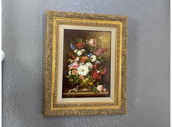 Apollonia Floral Oil On Canvas