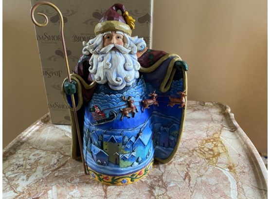 Jim Shore Heartwood Creek Santa Claus With Original Box